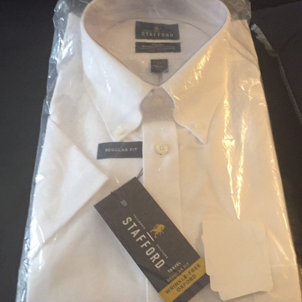 Men’s Wrinkle free short sleeved Oxford